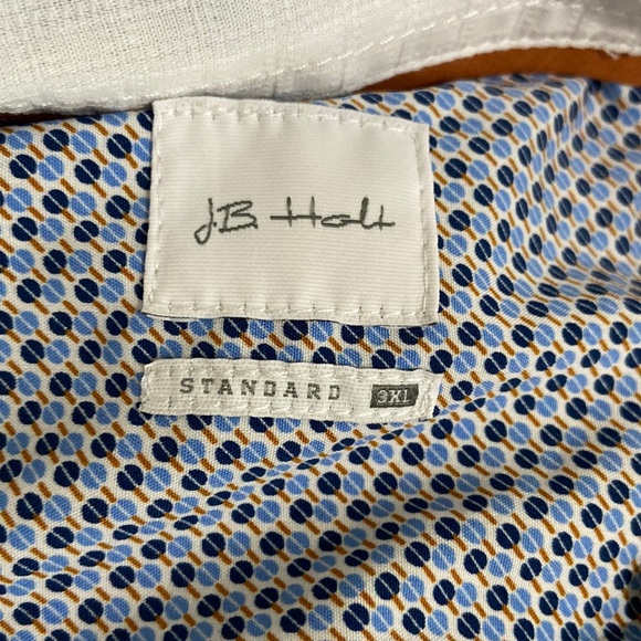 J.B. HOLT Athletic Performance Stretch Shirt BUTTON DOWN 3XL NWT
J.B. HOLT - Picture 3 of 9
